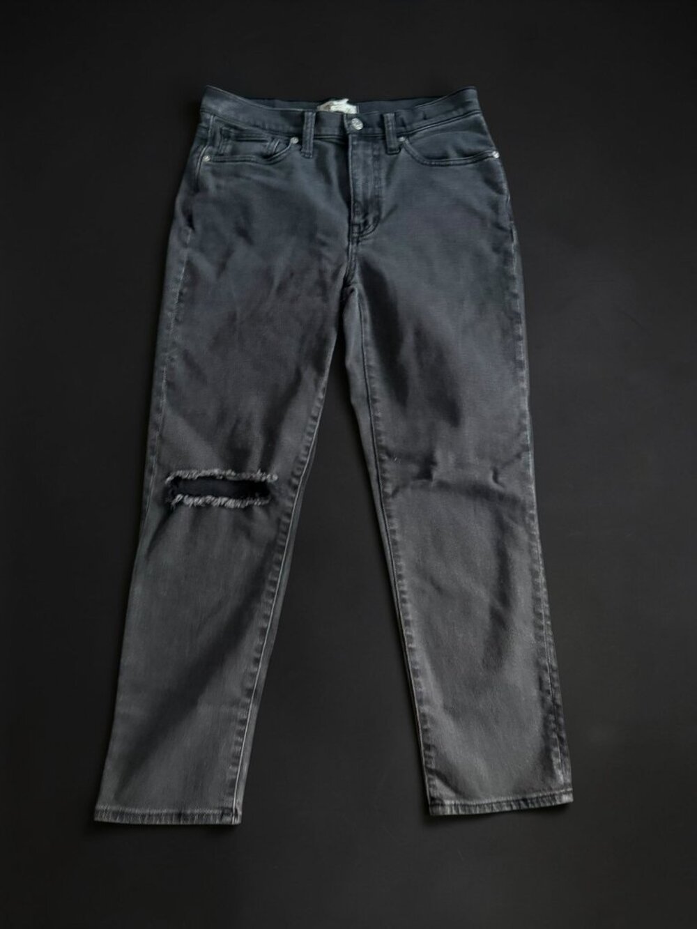 MADEWELL Women’s Black The GirlJean Jeans Size 26